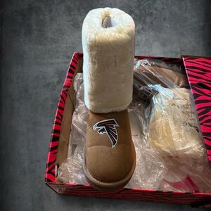 Nfl Women's Brown and Tan Boots